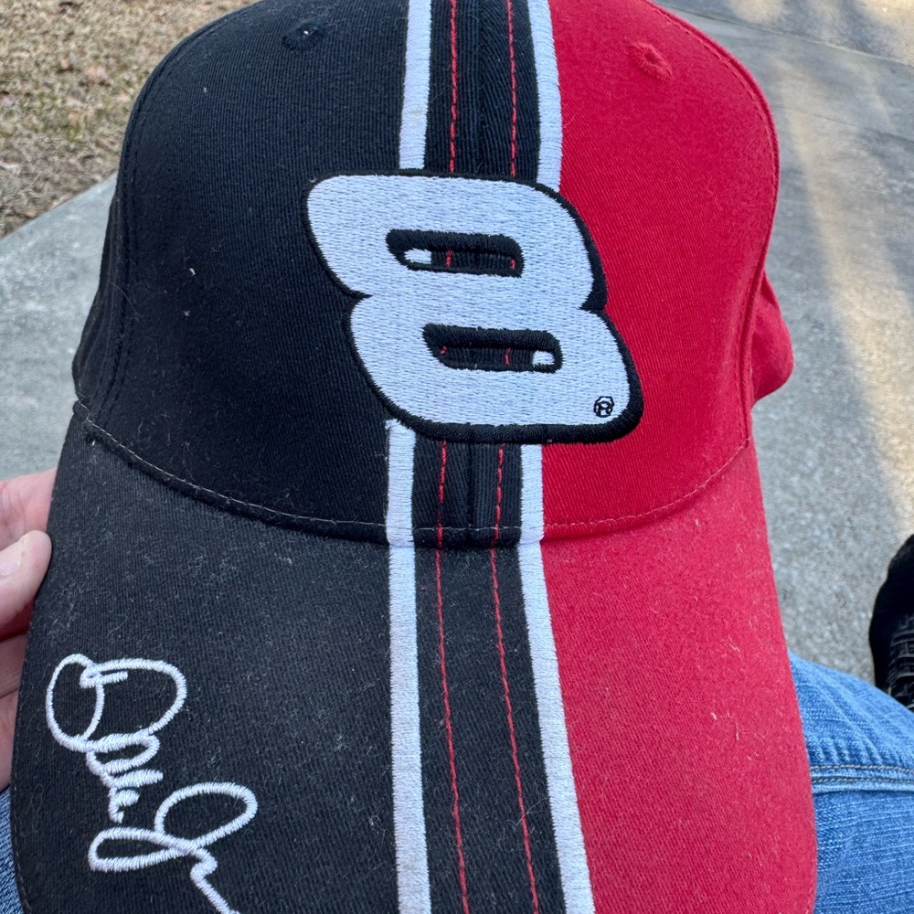 Red and Black Racing Cap with Embroidered Logo junior